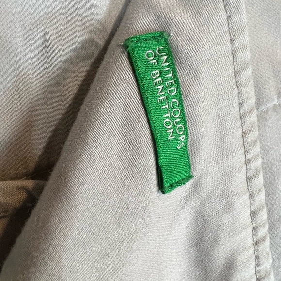 Woman’s United Colors of Benetton cream wide leg pants, size 42 - Picture 10 of 12